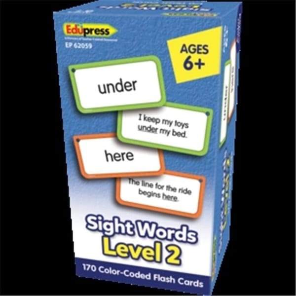 Teacher Created Resources Teacher Created Resources TCR62059 Level 2 Sight Words Flash Cards TCR62059 - main